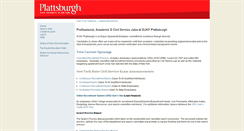 Desktop Screenshot of jobs.plattsburgh.edu